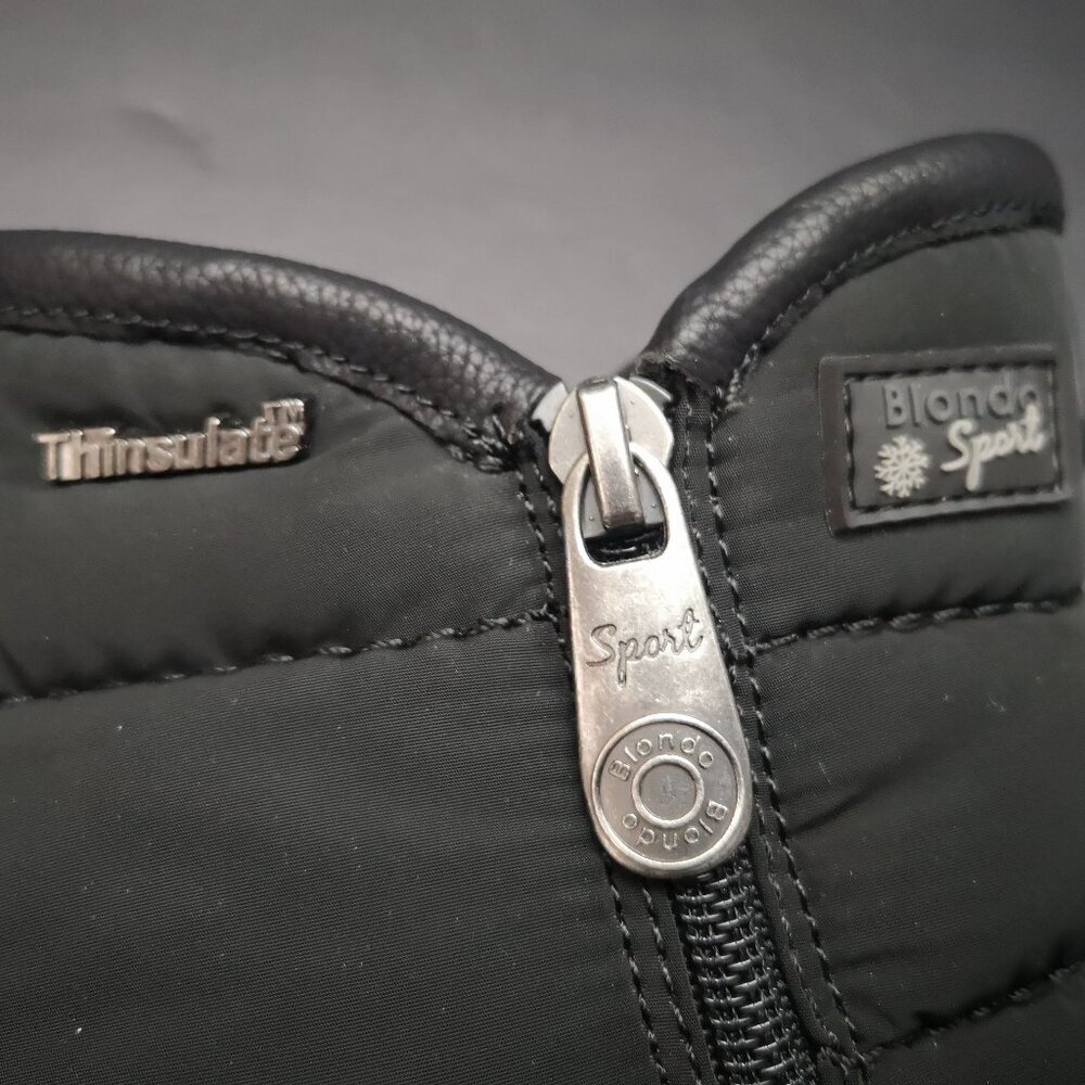 NWOT Blondo Sport Ladies Size 6M Black Waterproof Thinsulate Winter Boots - Picture 2 of 10